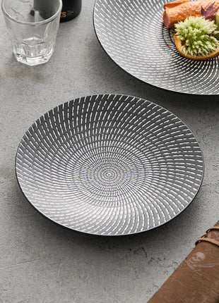 Meteor Shower Ceramic Plate, Set of 2
