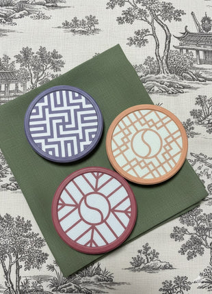 French toile, Wedding gift, Dining, Napkin placemat coaster, 
Home  linen  eco friendly 