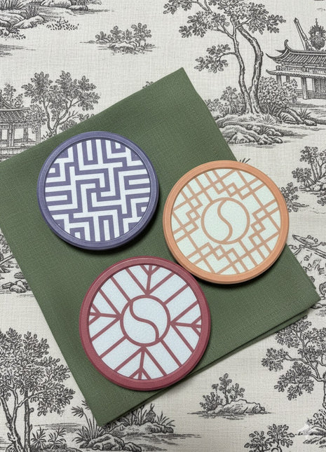 French toile, Wedding gift, Dining, Napkin placemat coaster, 
Home  linen  eco friendly 