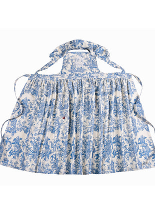 French Toile de Jouy APRON - Blue